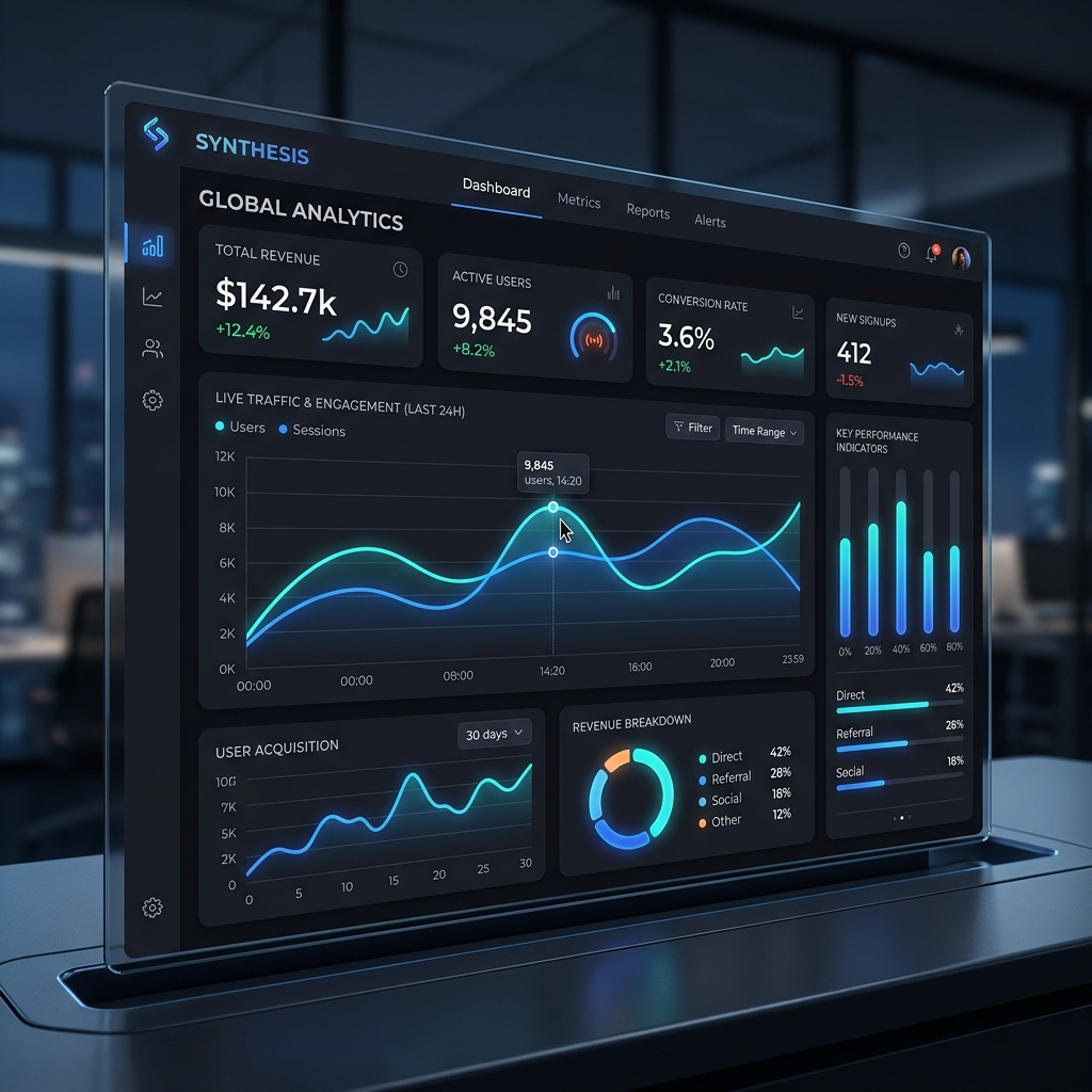 Dashboard de monitoreo y análisis en tiempo real